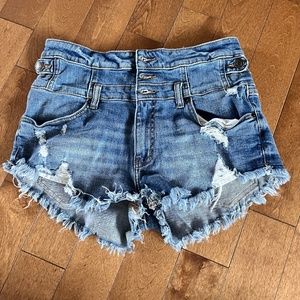 High Waisted Jean Shorts
